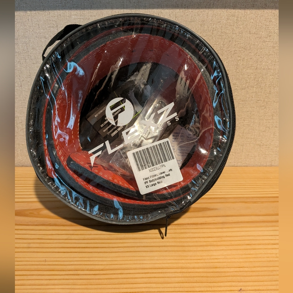 Fitness Red and Black Men’s Gym Belt